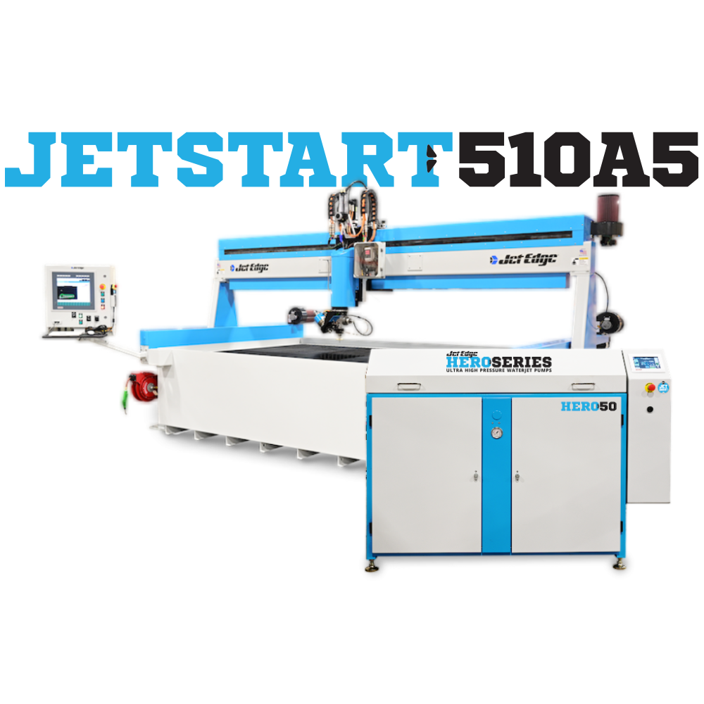 Jet Start 510A5 5-axis Waterjet Cutter | Jet Edge Waterjet Systems